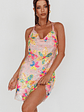 Champagne Showers Halterneck Slip Mini Dress Sequin Floral Pink - thumbnail 5