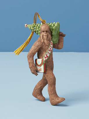 Chewbacca With Christmas Tree Ornament