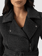 Daltrey Biker Coat - Charcoal - thumbnail 5