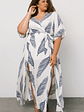 Corinth Maxi Dress | Navy Print - thumbnail 4