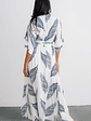 Corinth Maxi Dress | Navy Print - thumbnail 6