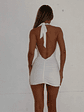Crimson Mini Dress White - thumbnail 7
