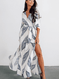 Corinth Maxi Dress | Navy Print - thumbnail 9