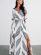 Corinth Maxi Dress | Navy Print - thumbnail 10