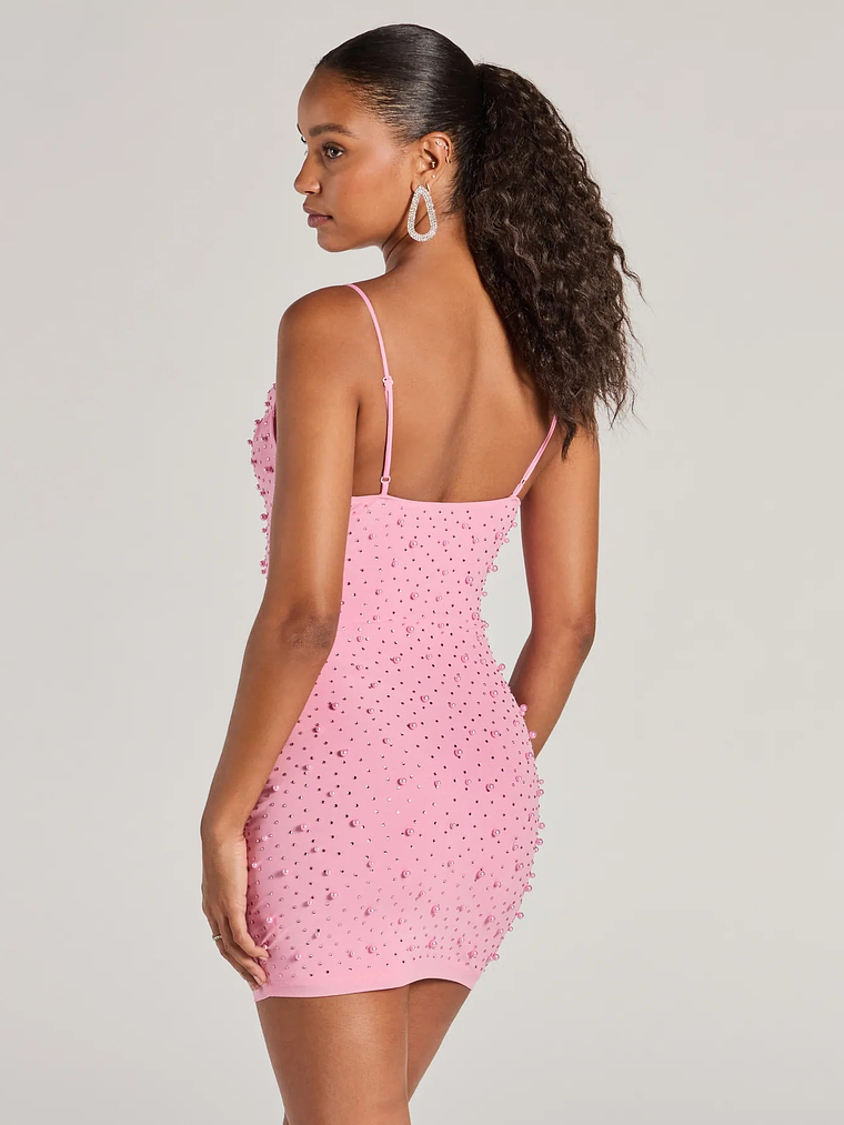 Catalina Rhinestone And Pearl Formal Mini Dress 2