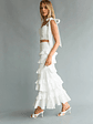 Dawn Bow Strap Bustier Top + Tiered Ruffle Skirt Set - thumbnail 3