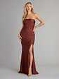 Cheryl Strapless Slit Mermaid Formal Dress - thumbnail 26