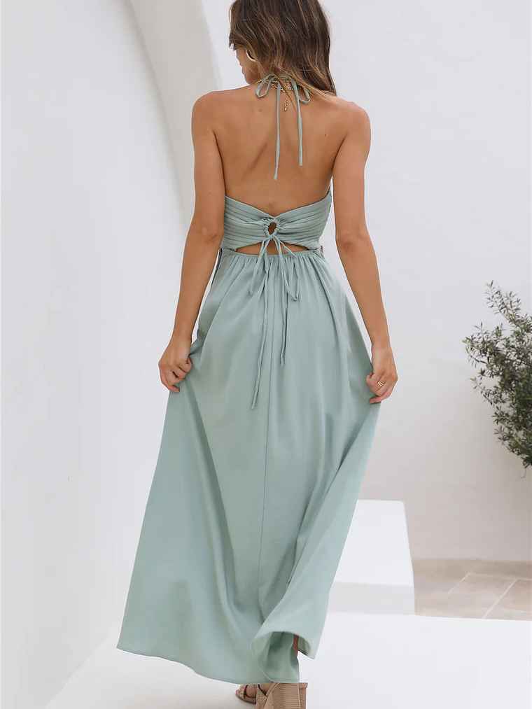 Cross My Heart Maxi Dress Sage 5