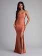 Cheryl Strapless Slit Mermaid Formal Dress - thumbnail 27