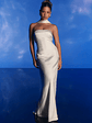 Damsel Reverse Halter Maxi Dress Oyster - thumbnail 6