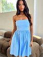 Cornell Mini Dress - Baby Blue - thumbnail 2