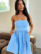 Cornell Mini Dress - Baby Blue - thumbnail 5
