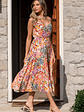 Coronado Midi Dress | Multi Floral - thumbnail 3