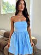 Cornell Mini Dress - Baby Blue - thumbnail 7