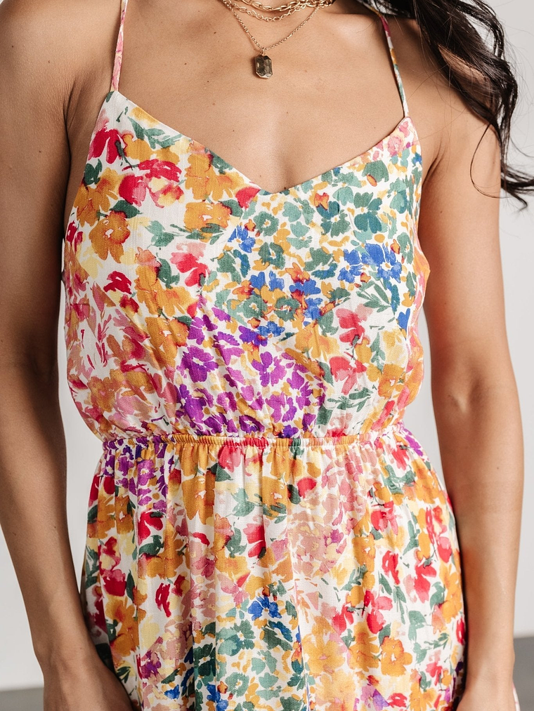 Coronado Midi Dress | Multi Floral 5