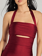 Cut Out Cutie Halter A-Line Mini Dress - thumbnail 4