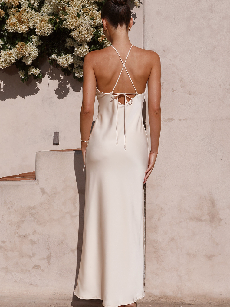 Chiara Maxi Dress - Champagne 11