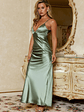 Chic 'Fit Slip Satin Maxi Dress - thumbnail 4