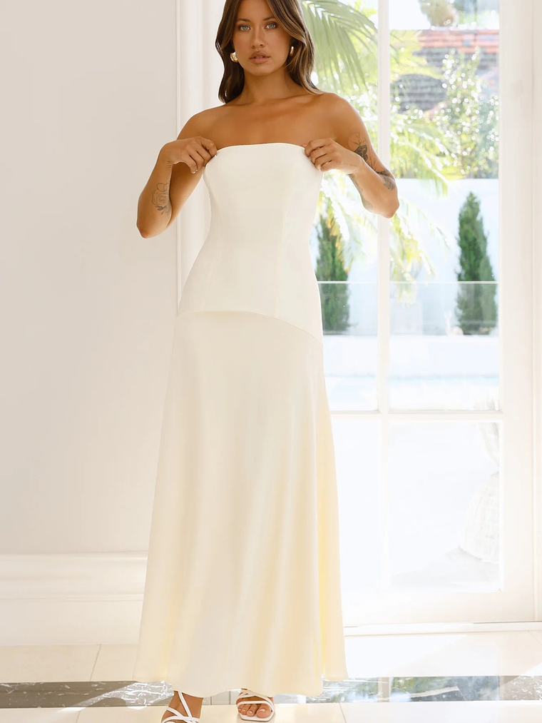 Daydream Darling Strapless Maxi Dress 7