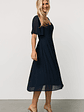 Colette Sweetheart Midi Dress | Navy - thumbnail 5