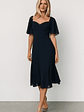 Colette Sweetheart Midi Dress | Navy - thumbnail 6