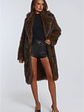 Days In Aspen Faux Fur Coat Brown - thumbnail 2