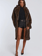Days In Aspen Faux Fur Coat Brown - thumbnail 4