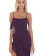 Chiffon Ruffle Maxi Dress in Purple - thumbnail 4