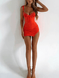 Dionne Mini Dress Grapefruit - thumbnail 1