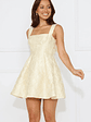 Elite Silhouette Mini Dress Yellow - thumbnail 4