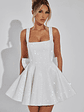 Dorothy Mini Dress - Ivory - thumbnail 1