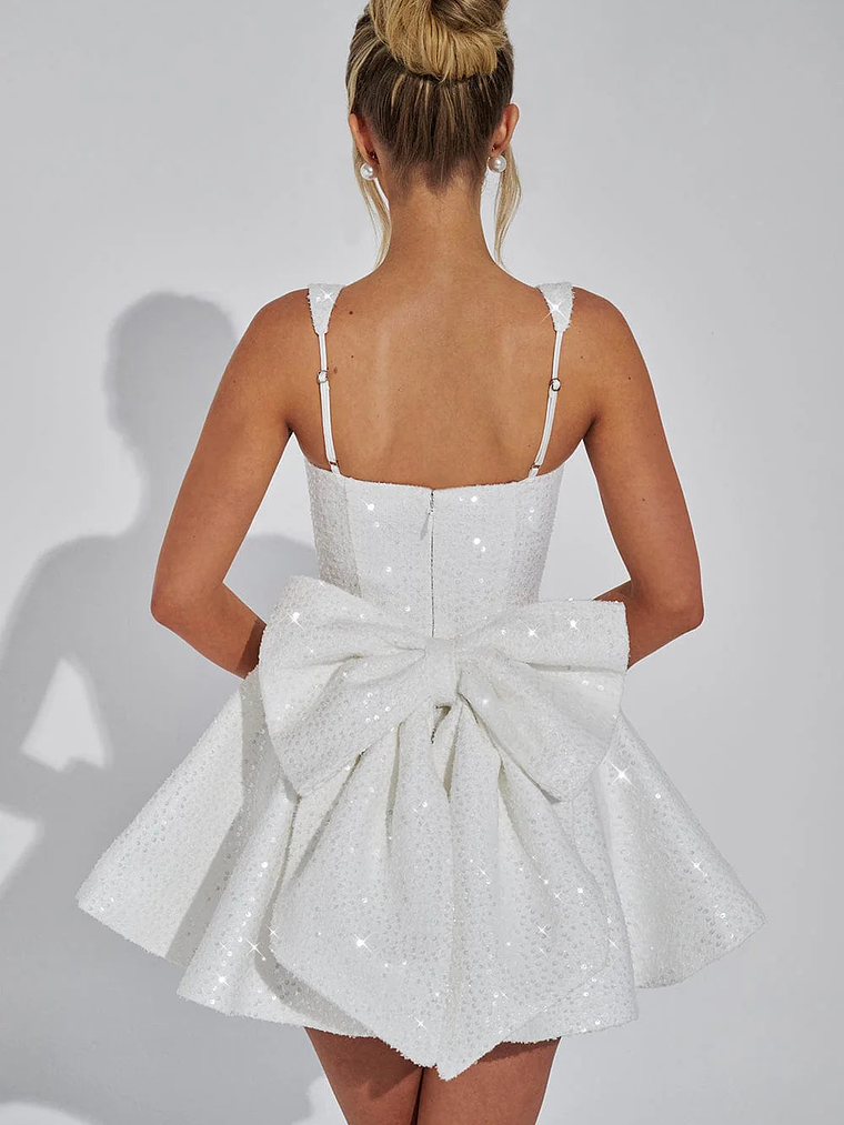 Dorothy Mini Dress - Ivory 2