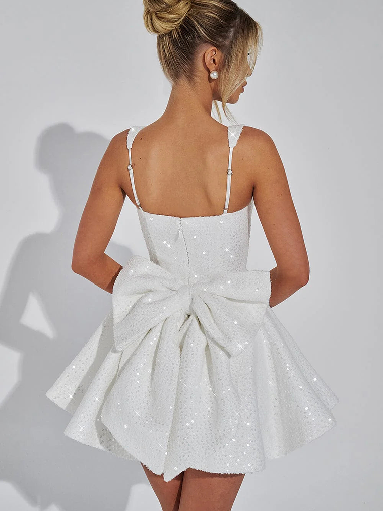 Dorothy Mini Dress - Ivory 5