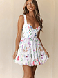 Enchanted Blooms Mini Dress - thumbnail 3