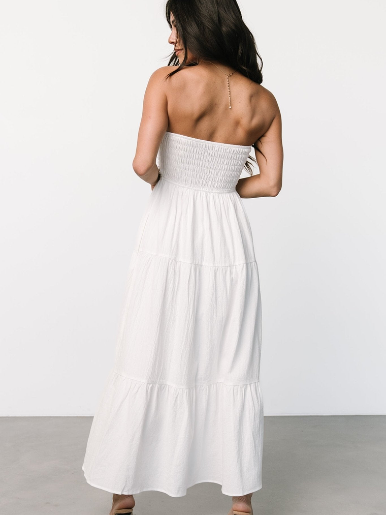 Delray Strapless Dress | Off White 6