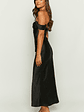 Ella Black Off Shoulder Formal Maxi Dress - thumbnail 4