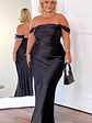 Ella Black Off Shoulder Formal Maxi Dress - thumbnail 11