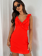 Doubt It Mini Dress Chilli - thumbnail 3