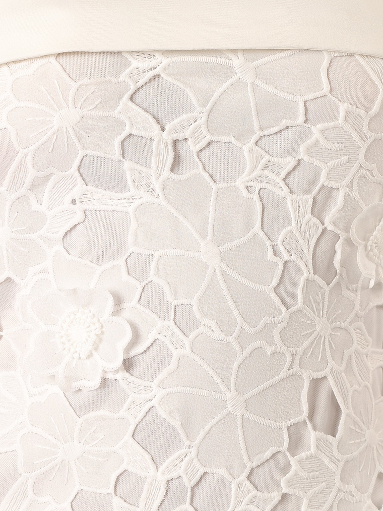 Emersyn Midi Lace Dress - White 7