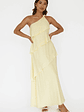 Delwyn One-Shoulder Maxi Dress Yellow - thumbnail 1