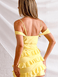 Earle Yellow Mini Dress - thumbnail 8