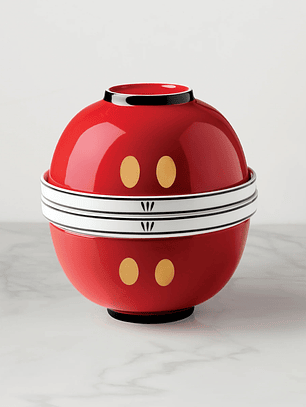 Disney Luna 8-Piece Nesting Dinnerware Set