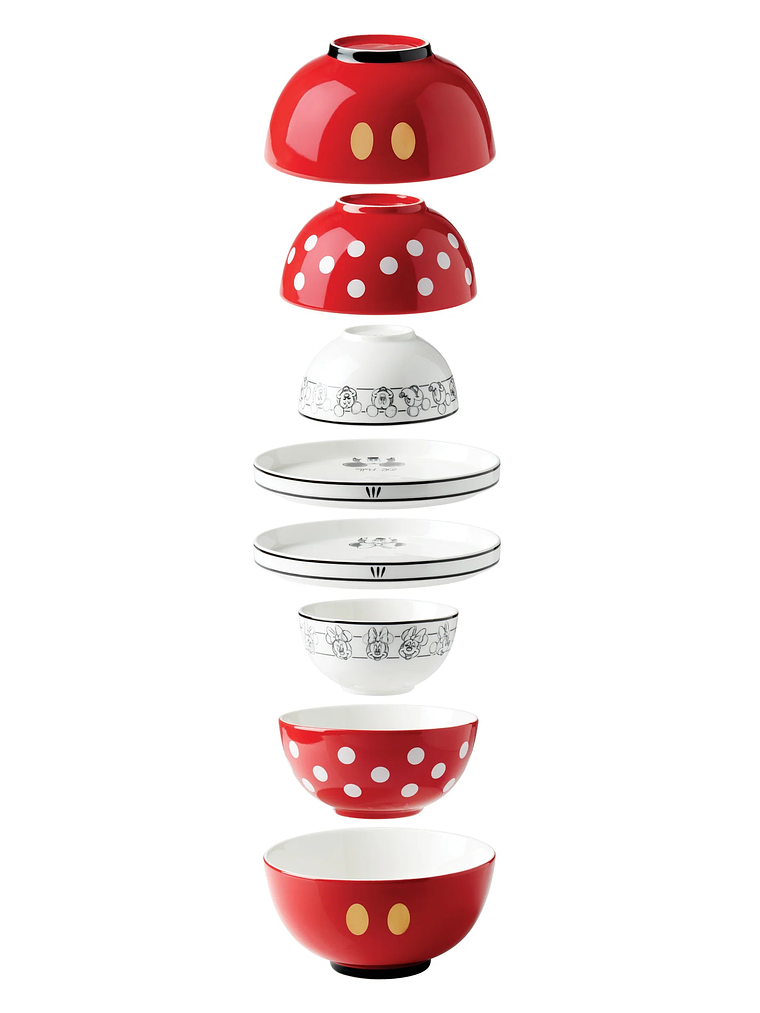 Disney Luna 8-Piece Nesting Dinnerware Set 2