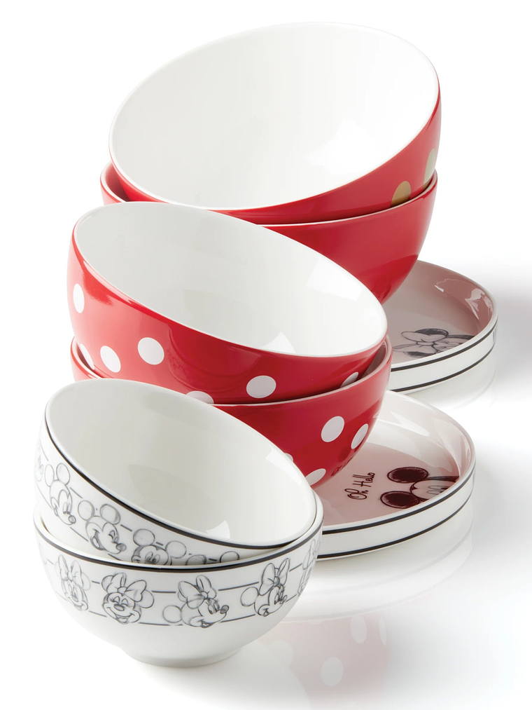 Disney Luna 8-Piece Nesting Dinnerware Set 3