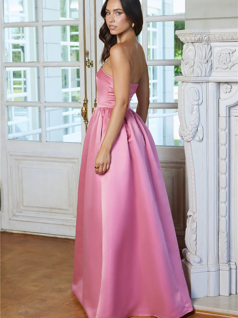 Elegance In Motion Strapless Maxi Dress 2