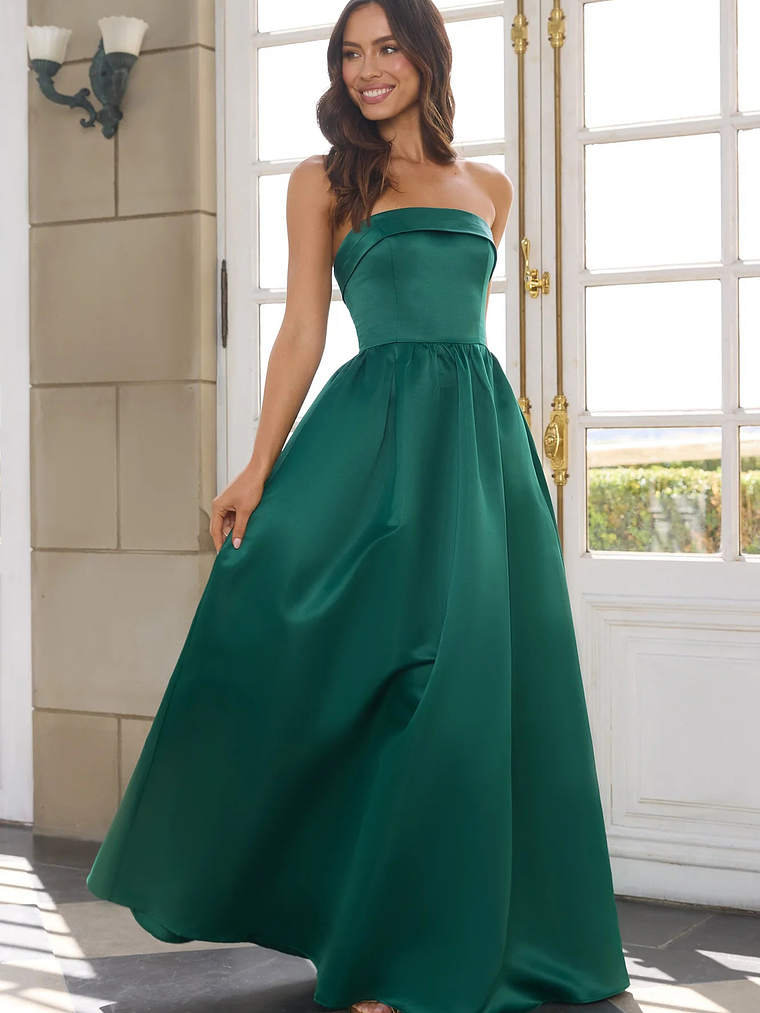 Elegance In Motion Strapless Maxi Dress 6