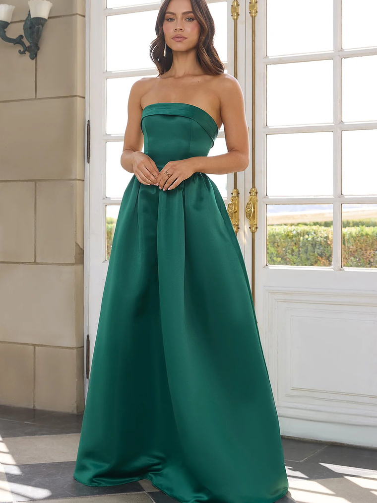 Elegance In Motion Strapless Maxi Dress 7