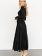 Demi Sweater Tulle Dress | Black - thumbnail 3
