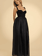 Embellished Corset Gown in Black - thumbnail 6