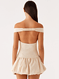 Endless Romance Off Shoulder Mini Dress - Butter - thumbnail 3